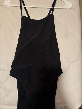 Jolyn Clothing Black Strappy One-Piece Swimsuit